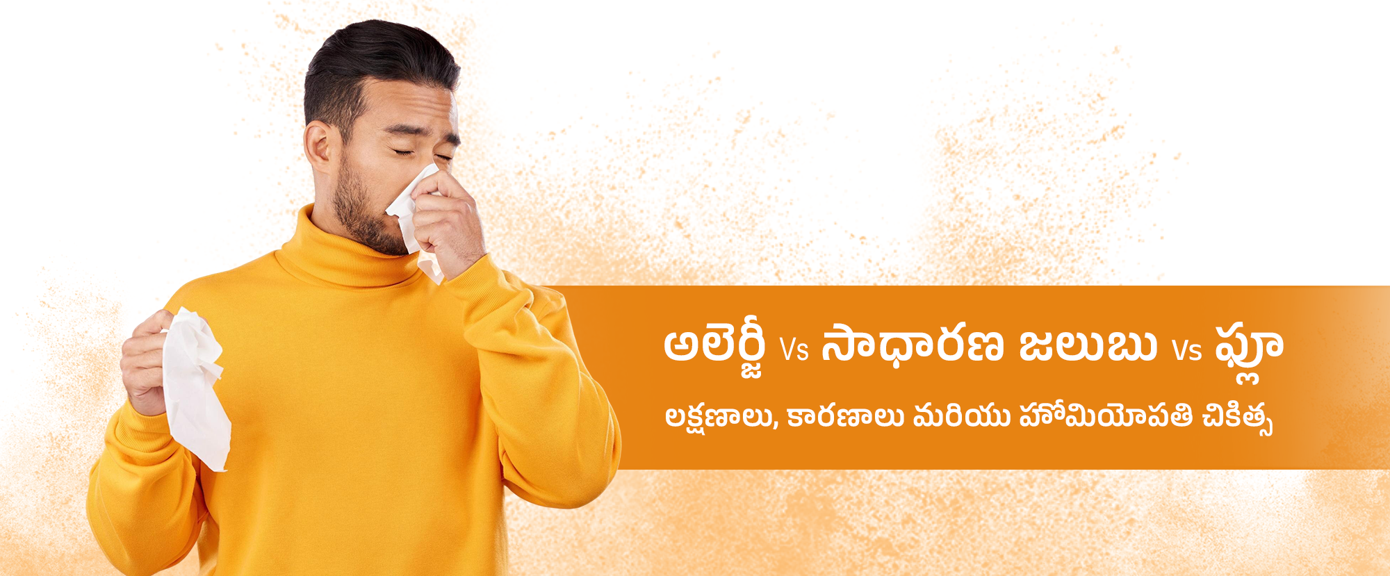 అలెర్జీ Vs సాధారణ జలుబు Vs ఫ్లూ, లక్షణాలు, కారణాలు మరియు హోమియోపతి చికిత్స
